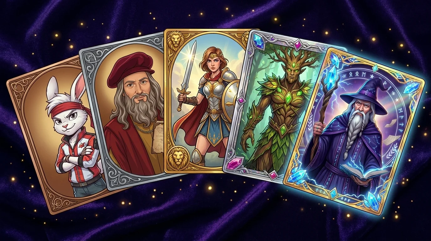 BookQuest 오리지널 캐릭터 TCG 카드