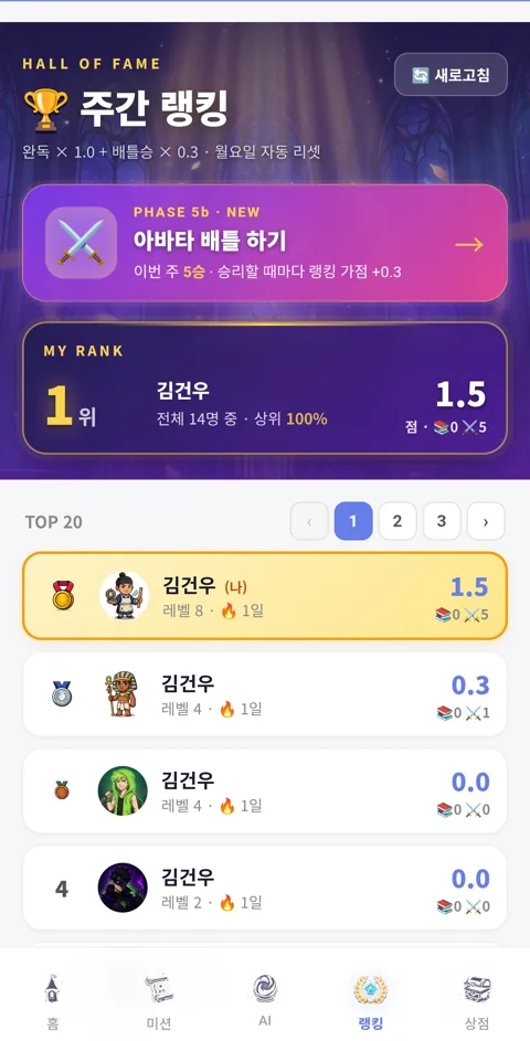 랭킹